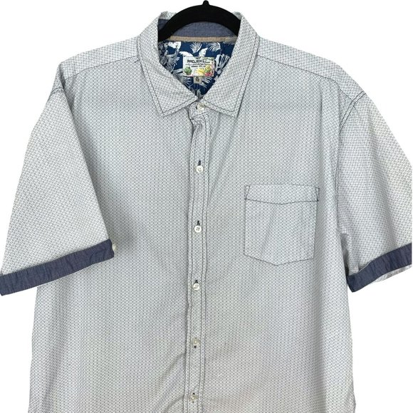 2/$25 - PROJEK RAW Short Sleeve Button Down Shirt - Picture 2 of 9